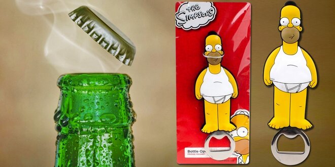 100% originální otvírák Homer Simpson