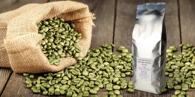 450 g čerstvě mleté zelené kávy