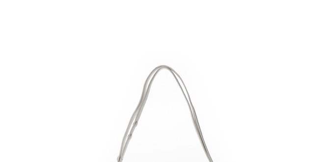 Dámská bílá oválná kabelka se vzorkem Abbacino