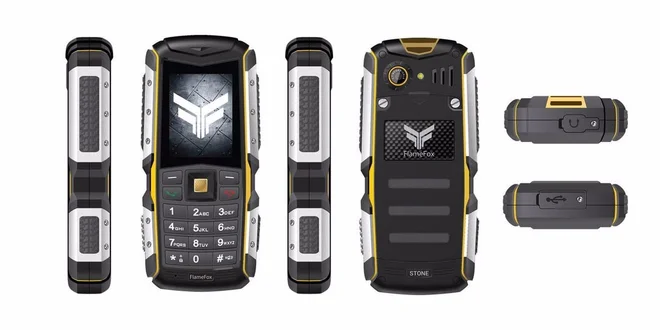 Outdoorový mobilní telefon Flamefox Stone