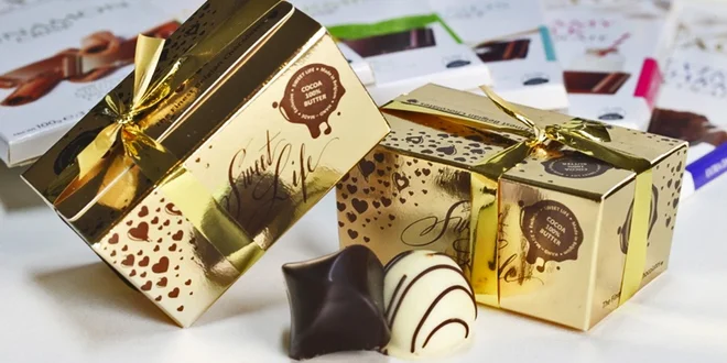 Belgické pralinky, čokoláda a mořské plody