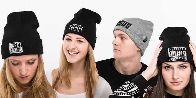 Výmluvné zimní čepice Swagme