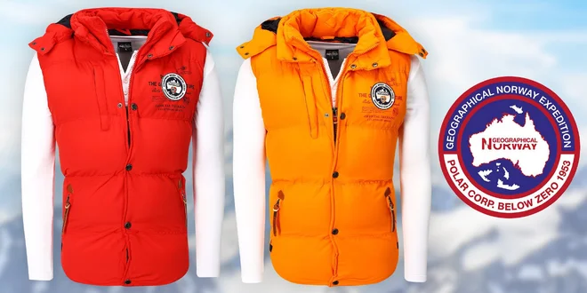 Pánské zimní vesty a bundy Geographical Norway