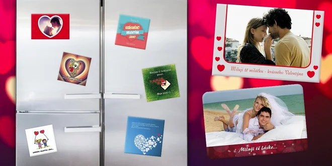 Magnetické valentýnské přáníčko