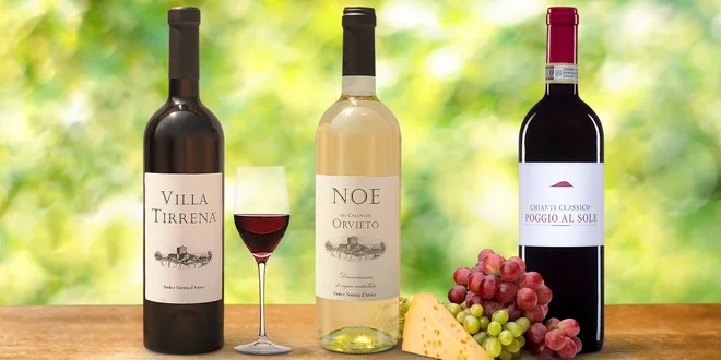 Italská vína pro domácí degustaci