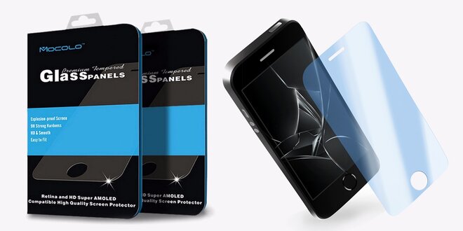 Ochranné tvrzené sklo pro iPhone, HTC, Samsung