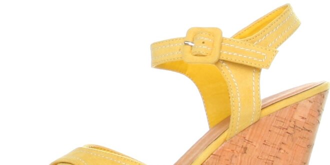 Dámské žluté sandálky na platformě Ana Lublin