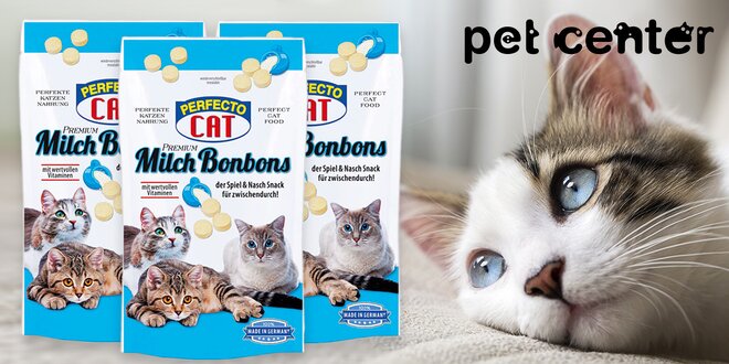 Mléčné pamlsky Perfecto Cat pro kočičí jazýčky