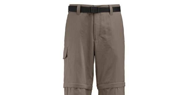 Pánské hnědobéžové sportovní kalhoty Maier s odepínacími nohavicemi