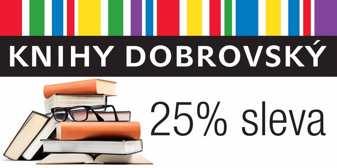 25% sleva do knihkupectví Knihy Dobrovský