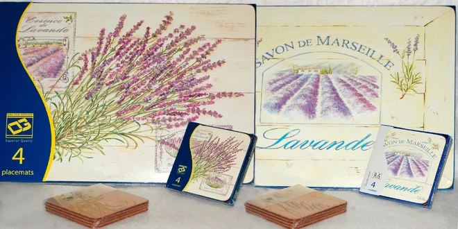 Korkové prostírání s barevným potiskem