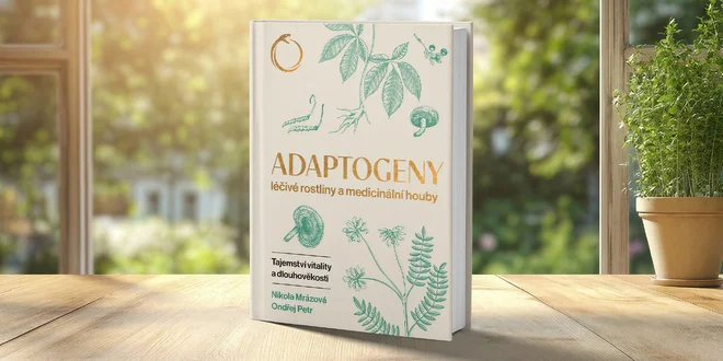 Kniha Adaptogeny: průvodce k vitalitě a dlouhověkosti