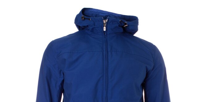 Pánská modrá jarní bunda Refrigue s kapucí