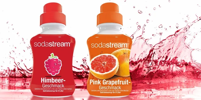 Dva půllitrové sirupy SodaStream