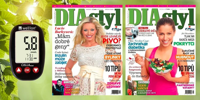 Roční předplatné časopisu DIAstyl s glukometrem