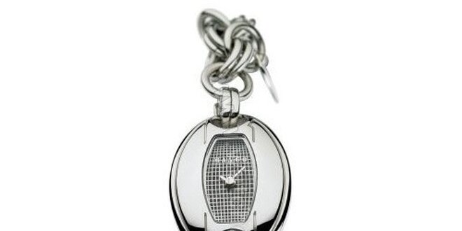 Dámske hodinky Mango se stříbrným řemínkem a bílým ciferníkem