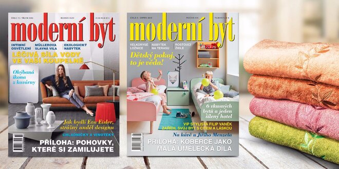 Předplatné časopisu Moderní byt + dárek