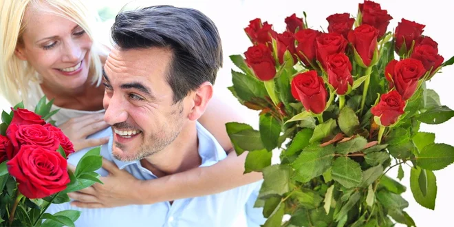 Kytice 10 červených růží - doručení po celé ČR