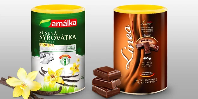 Lahodný syrovátkový nápoj v prášku