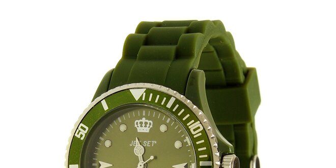 Zelené hodinky Jet Set