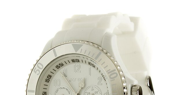 Dámské bílé hodinky Jet Set ()