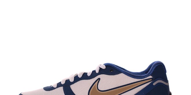 Pánské modro-bílé tenisky  s béžovým logem Nike