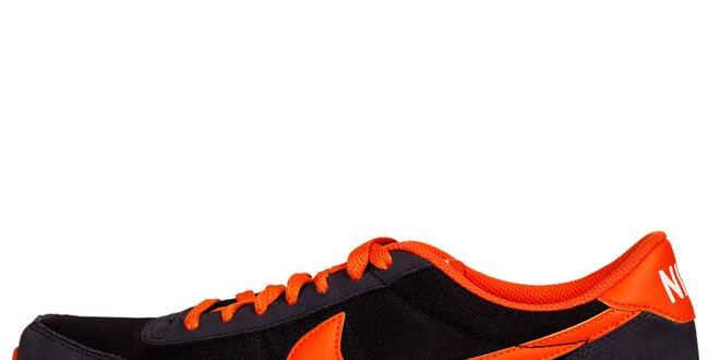 Pánské oranžovo-černé běžecké tenisky Nike