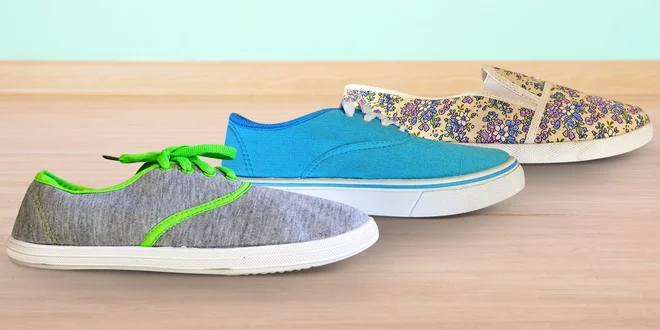 Lehké plátěné tenisky Samlux