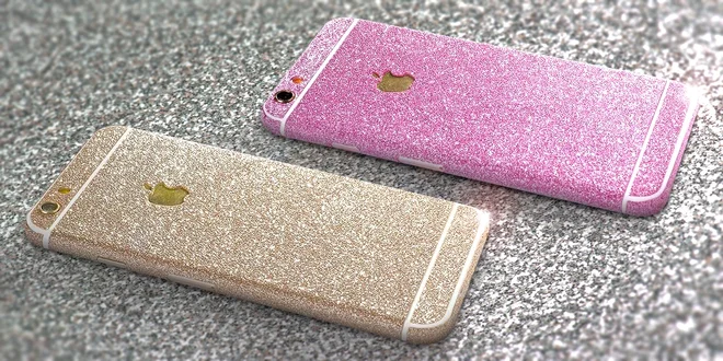 Prémiové třpytivé fólie na iPhone či Samsung