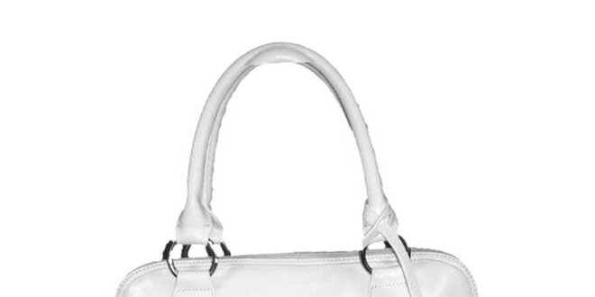 Dámská bílá kabelka s plastickým vzorem Princess Cult