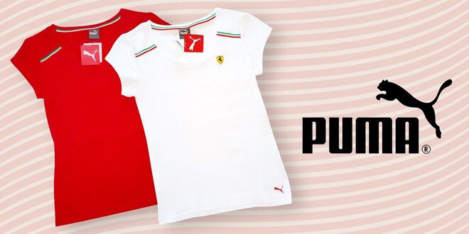 Dámská Ferrari trička od značky Puma