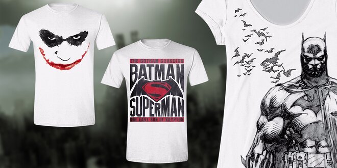 Parádní trička Batman v. Superman