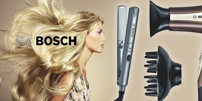 Fén a vlasová žehlička Bosch