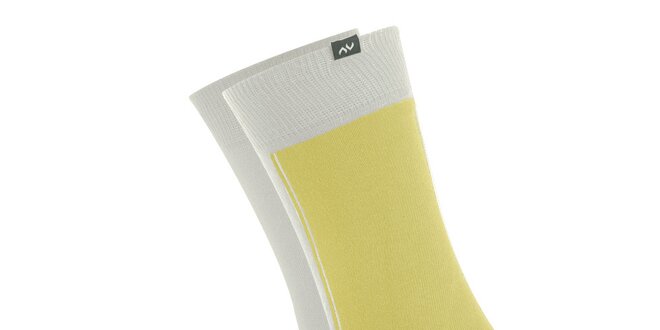 Dámské žluto-bílé ponožky Minga Berlin - 3 páry