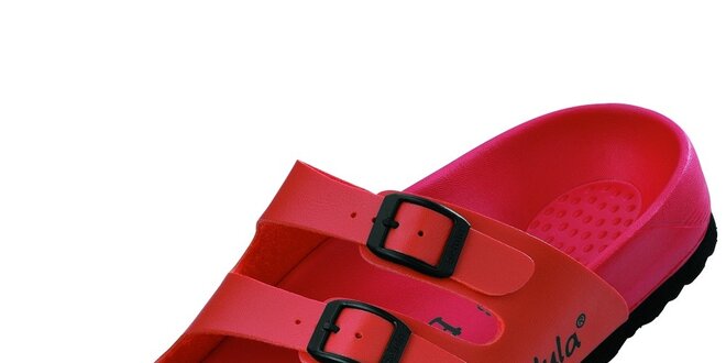 Dámské červeno-růžové pantofle Betula