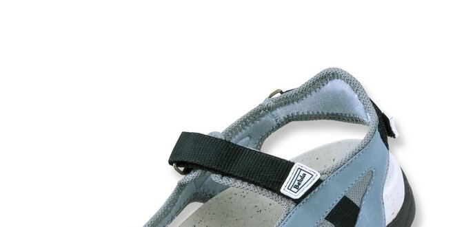 Pánské šedo-modré textilní sandály Betula