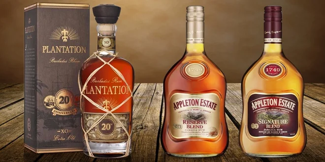 Ochutnejte karibské rumy Appleton a Plantation