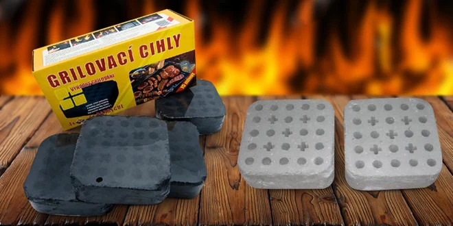 Unikátní zápalné cihly pro pohodlné grilování