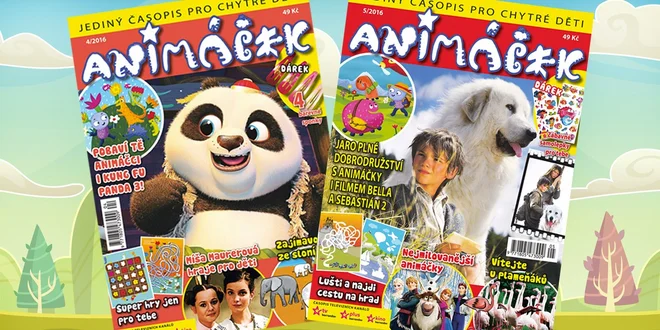 Roční předplatné dětského časopisu Animáček