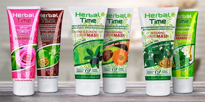 Přírodní přípravky na vlasy od Herbal Time