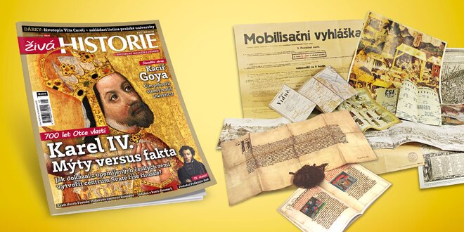 Předplatné časopisu Živá historie vč. dárků