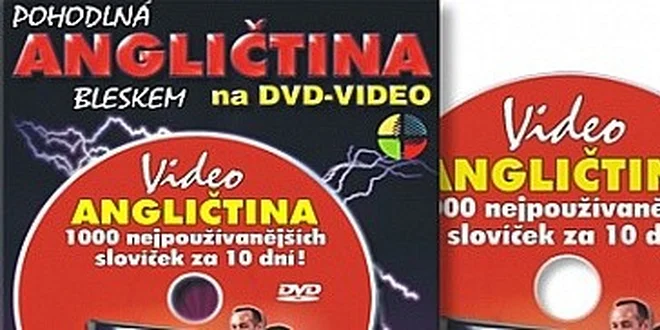 Komplet 2 DVD angličtina + němčina 1000 slov za 10 dní - poštovné je v ceně