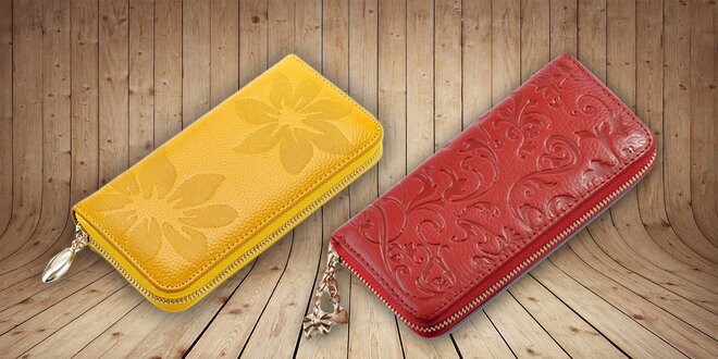 Elegantní dámské peněženky z pravé kůže