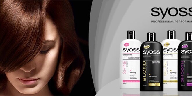 Vlasová péče Syoss: šampon, kondicionér, lak