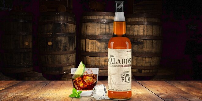 Lahev delikátního třtinového rumu Ron Calados
