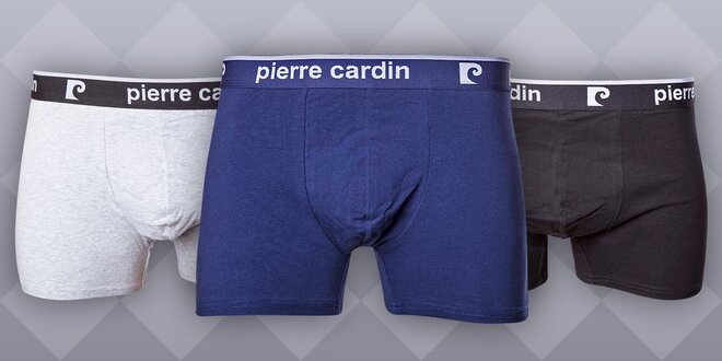 Dvoje pánské boxerky Pierre Cardin