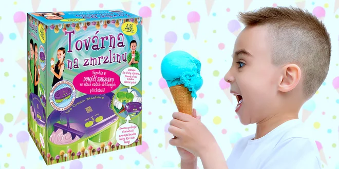Vyrobte si domácí zmrzlinu s továrnou od Albi