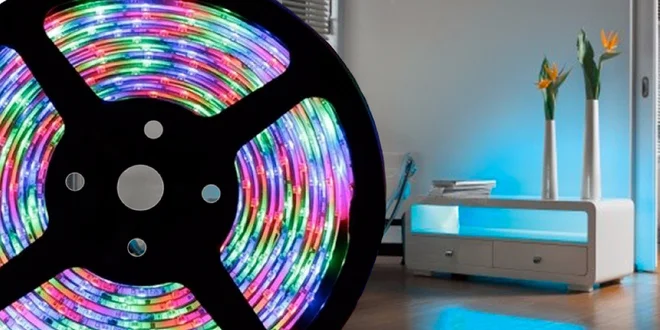 Svítící LED pásky pro oživení bytu či domu