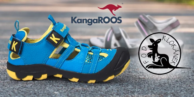 Dětské sandálky KangaROOS na podporu Klokánků