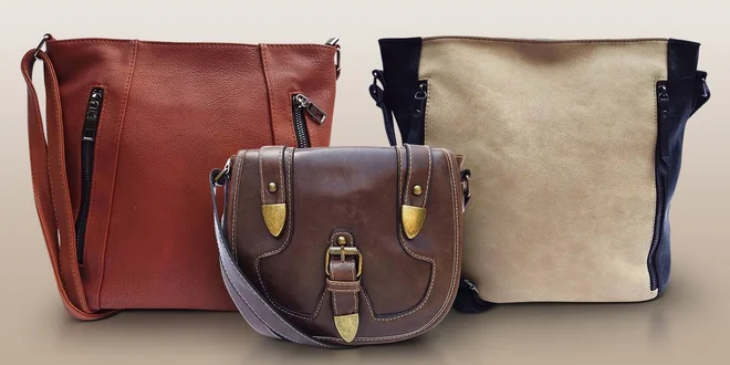 Dámské crossbody kabelky z eko kůže
